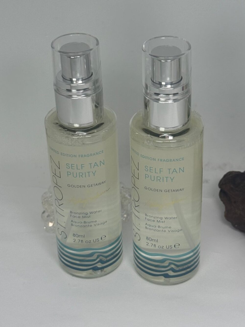 2x St Tropez Ashley Graham Self Tan Purity Bronzing Water Face Mist - 2.7 fl oz - Picture 2 of 5
